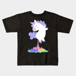 Funny Unicorn Rainbow Birthday Fart Shirt - Gift Kids T-Shirt